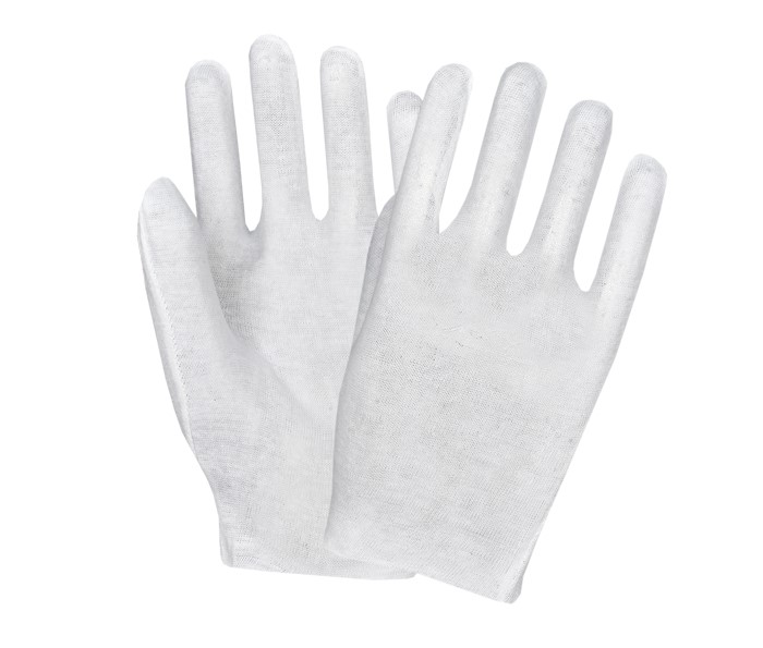 Interlock White Reversible Gloves