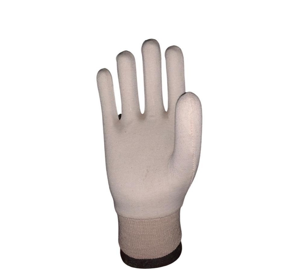 Interlock Gloves With Knitted Wrist Dipping Liner Gloves