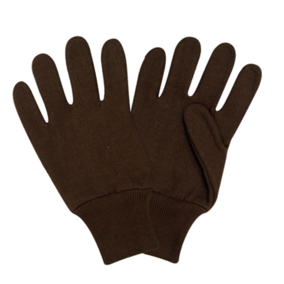 2 Piece Brown Gersey Gloves